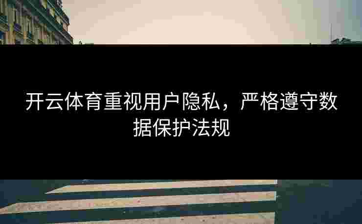 开云体育重视用户隐私，严格遵守数据保护法规